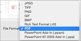 save a powerpoint for mac as a high resolution jpeg